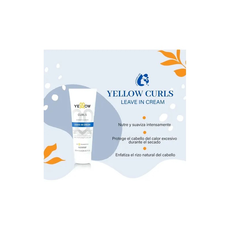 Yellow Curls Shampoo + Mask + Leave In Cream