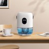 Desktop dehumidifier with 7-color ambient light, 1L (35oz) water tank