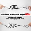 VIVBOO 66" Trailer Safety Cables with Hooks Tow Straps 2-Pack