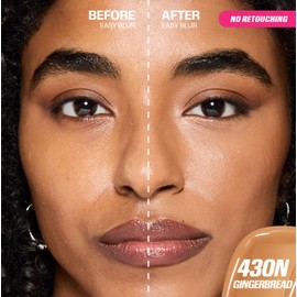 HUDABEAUTY Original Easy Blur Natural Airbrush Foundation, 30 ml, by Bella (430N Gingerbread, 30 ml (1 Pack)