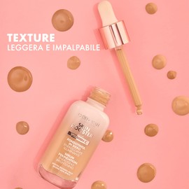 Deborah Milano - Skin Booster Foundation from Serum SPF 15, No.3 Medium, Energising and Brightening, with Vitamin C, Natural Effect, Uniform, 30 ml