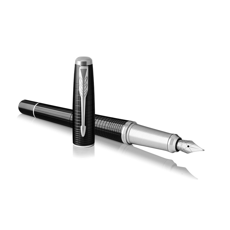 Parker Urban Fountain Pen | Premium Ebony Metal Chiselled |