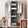 Household Essentials 6 Shelf Hanging Closet Organizer, Hanging Closet Shelf,