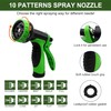 Expandable Garden Hose - 100 ft with 10 Function Nozzle