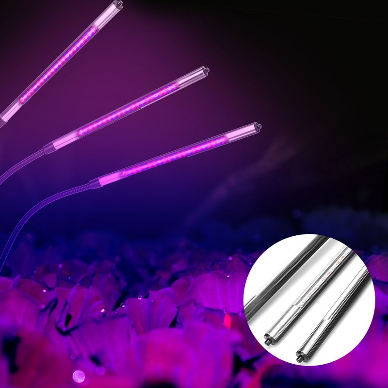 27w 3 Tube USB LED Grow Light with Clip Base
