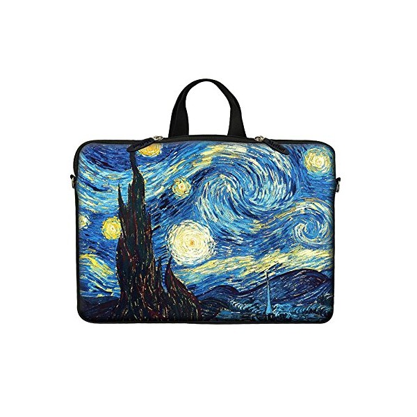 Meffort Inc Neoprene Laptop Carrying Case Sleeve Bag W. Hidden