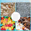 Acrylic Magnetic Seashell Display Box, 64 Grids Acrylic Seashell Display