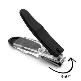 360 Degree Rotary Nail Clipper, Stainless Steel Sharp Blade Fingernail Toenail Clipper, Trimmer and Cutter Toenail Clipper with Rotating Swivel Head