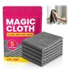 5-Pack Magic Cleaning Cloth, Lint-Free Microfiber Cleaning Cloths
