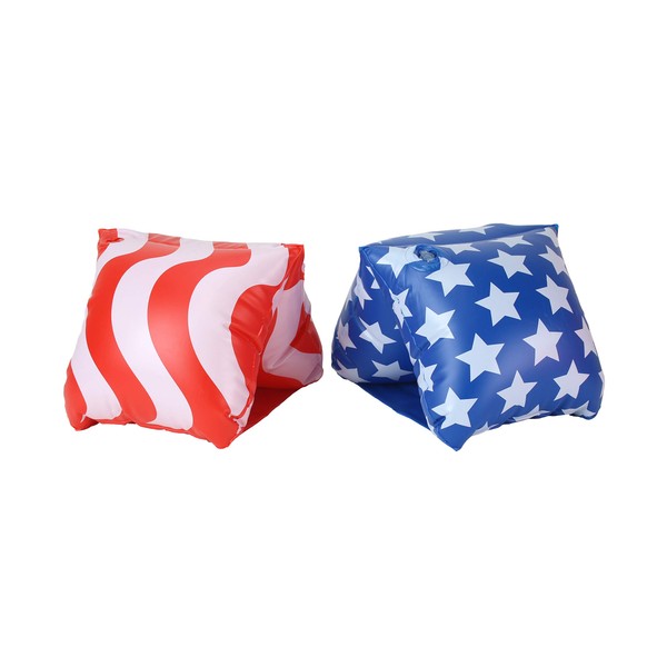 GoFloats American Flag Adult Water Wing Floaties - Own The Pool (Novelty USE ONLY)