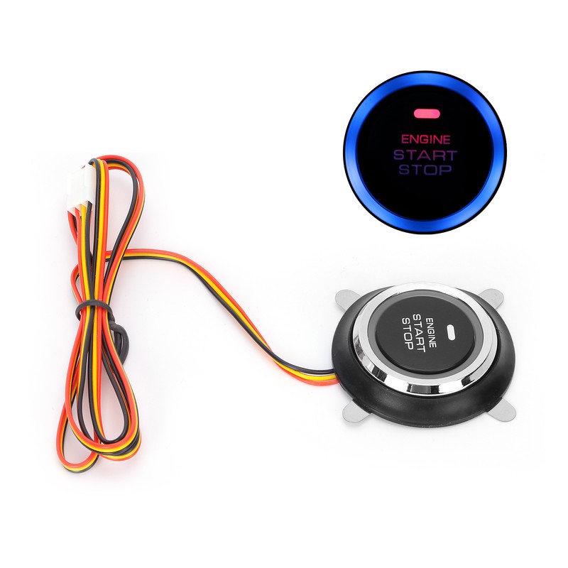 12V Engine Start Stop Push Button Universal Keyless Entry Ignition