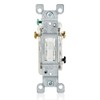 Leviton 15 Amp, 120 Volt, Toggle LED Illuminated 3-Way Switch,