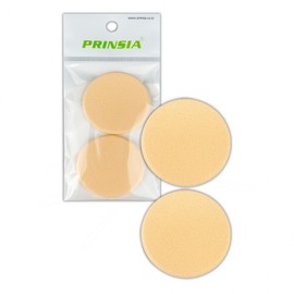 Prinsia NBR Round Powder Puff 2P Makeup Puff D 10ea