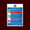 Evacuation for Disabled People Plastic Sign - Fire, Disabled, Wheelchair,
