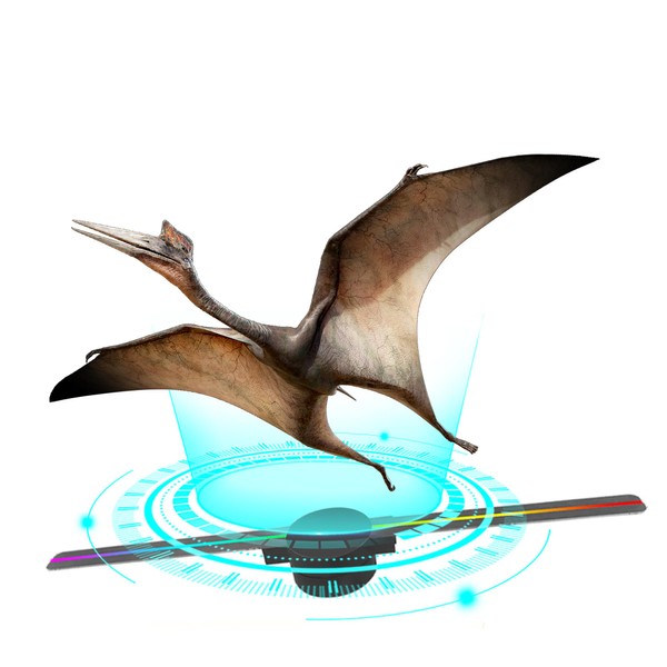 YSTEROKS 3d hologram led fan projector with 16.5in(42cm) 256 LED