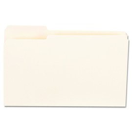 Universal 15121 File Folders, 1/3 Cut First Positions, One-Ply Top Tab, Legal, Manila (Box of 100)