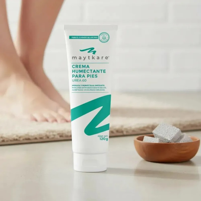 3pz Crema Humectante para pies Urea 60 Maytkare