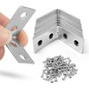 Angle Brackets Corner Bracket for Wood 16 Pcs | 25mm