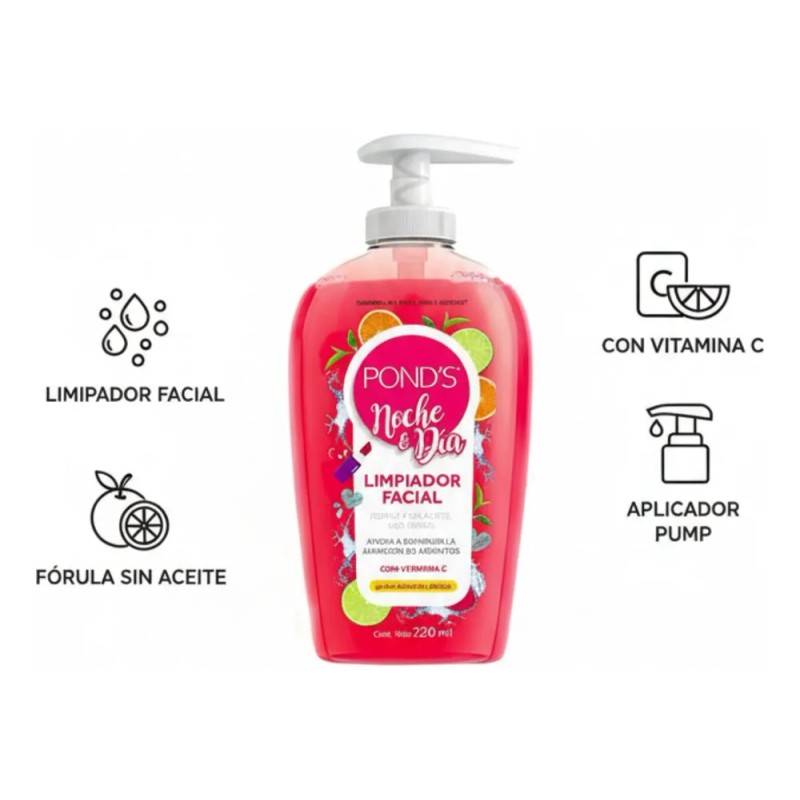 Kit Ponds Rutina Facial Día Y Noche Limpiador + Agua