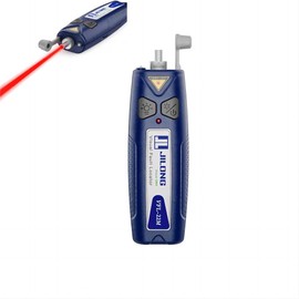 30 KM JILONG VFL-22M Mini Pocket Visual Fault Locator, Fiber Optic Cable Tester VFL10mw 20mw 30mw,LED Light (VFL-22M-G-10)