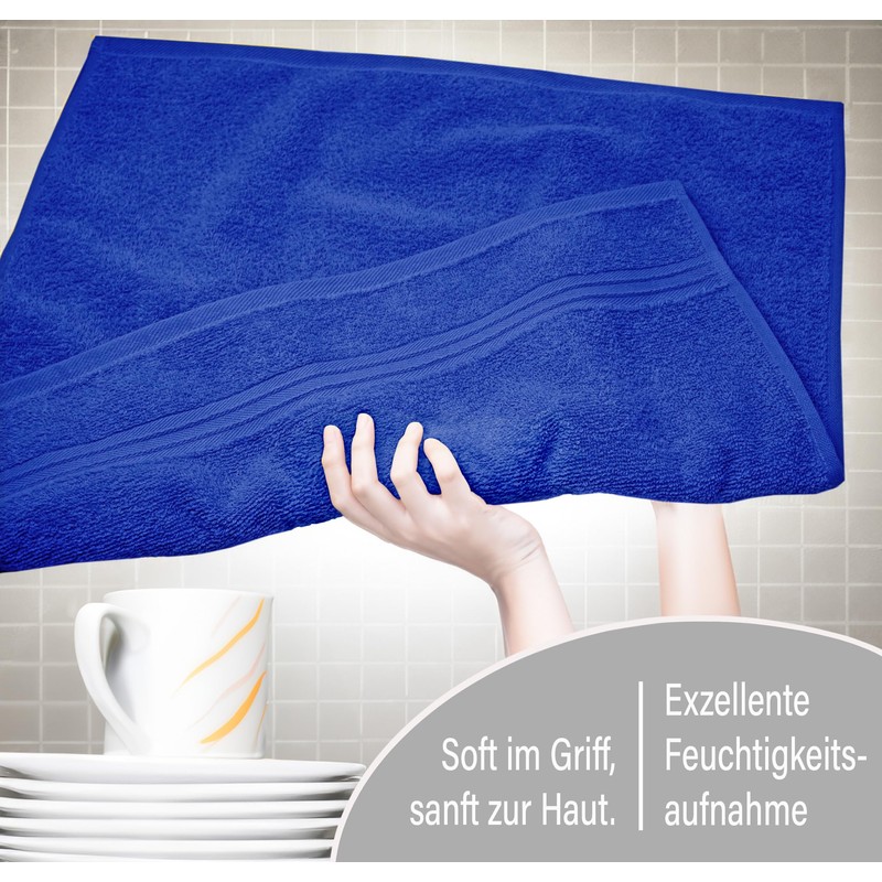 Lashuma Linz Kitchen Towels Cotton 50 x 50 cm Set