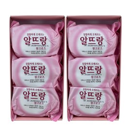 Altrang Soap 140g 3 packs 2 Pink Roses / 알뜨랑 비누 140g 3입 핑크로즈 2개