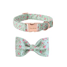 Unique Style Paws Bow Tie Collar Adjustable Collar or Lead for Dogs and Cats, Small, Medium, Large