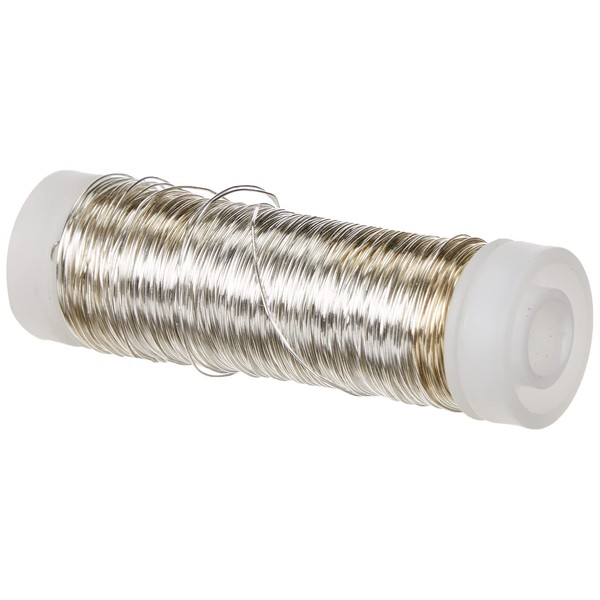 RAYHER HOBBY Rayher 2402600 Silberdraht mit Kupferkern, 0,30 mm ø,