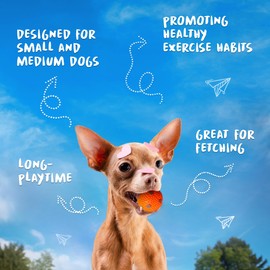 Trustic Balls 2 inch for Small and Medium Size Dogs - for Automatic Dog Ball Launcher, Playing Fetch, and Dog Toy (Balls Pack of 8)