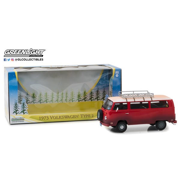 1:24 1973 Volkswagen Type 2 (T2B) Bus - Field of Dreams (1989), True-to-Scale Detail, Limited Edition (84034)