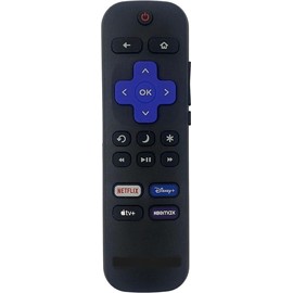 OEM Part- Remote Control Compatible with ONN Roku LED Smart TV Models 100012589, 100012590 and 100018971