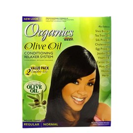 MURPHY'S BRUSH AND JAR WITH Africa Best Olive Oil Relaxer Regular (2 Application)