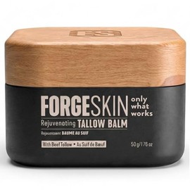 Bálsamo de sebo antiarrugas Forge Men's - 1,77 oz | Crema facial antienvejecimiento - Hidratante facial para arrugas, ojeras y líneas finas | Crema hi