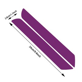 TOMALL Vinyl Smoke Tint Fog Light Films Compatible with Honda 10th Accord 2018-2020 Fog Lamp Light Transmission Stickers Auto Self Adhesive Exterior Decorations for Car (Purple)