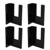 4Pcs Black Acrylic Skateboard Wall Mount Rack Skateboard Wall Hanger