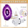 Agate Night Light Agate Slice Light Crystal Nightlight Plug into