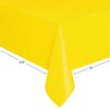 Unique 35596 Plastic Tablecloth-2.74 m x 1.37 m-Neon Yellow