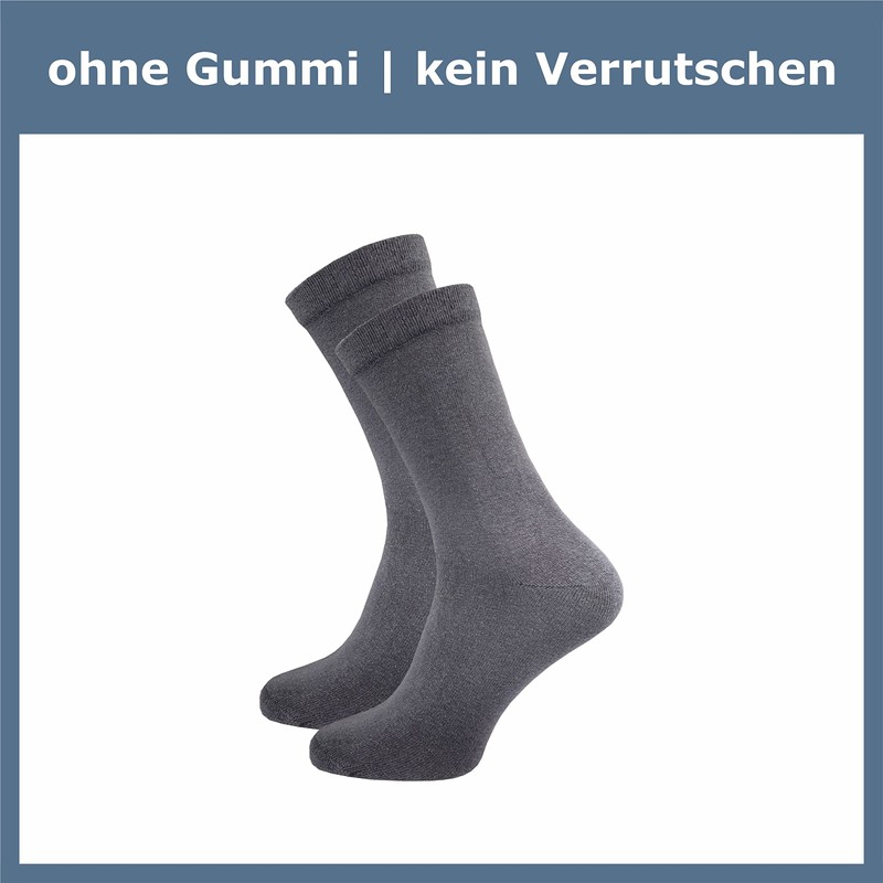 GAWILO Vein Socks for Men (9 Pairs) | Without Rubber