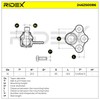 RIDEX 2462S0086 Ball Joint Ball Joint Support Ball Joint /