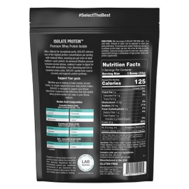 PEScience Whey Protein Isolate, Clean Protein Powder for Women and Men, Low Carb, Gluten Free, Fast Absorbing Post Workout Shake, Gourmet Chocolate, 5 Servings