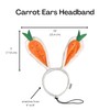 Midlee Carrot Bunny Ears Easter Dog Headband Costume (Large)