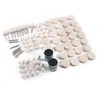 Haofy 90Pcs Polishing Buffing Wheel Mixed Kit Buffing Wheels Abrasive