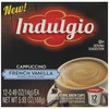 Indulgio Cappuccino, French Vanilla, 12-Count Single Serve Cup for Keurig