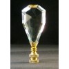 LITE ACCENTS LAMP FINIAL**ARCTIC ICE*** LEADED CRYSTAL LAMP FINIAL WITH
