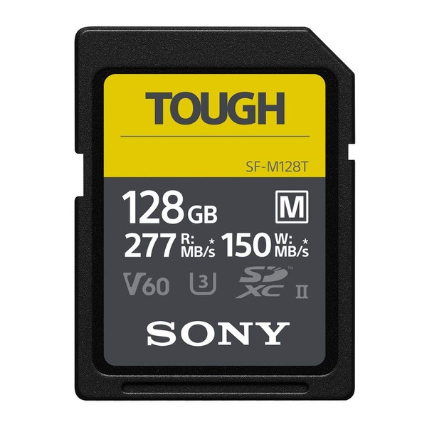 Sony SDXC Memory Card 128GB SF-M128T Class 10 UHS-II Compatible Tough