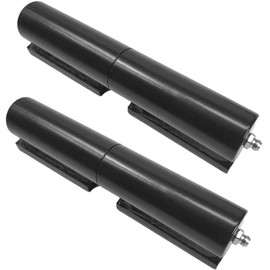 Gate Hinge 2 Pack Heavy Duty Steel Barrel Hinge 900 Lbs Load Capacity for Door Swing Trailer Ramp -Weld On Install (7", Black#1)