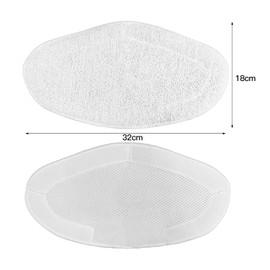 4 Washable Replacement Mops for Polti Vaporetto Vaporforce PAEU0332, Reusable Cleaning Wipes for Brush PAEU0332 Polti Vaporetto