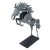 Metal Horse Statue Unique 3D Design Iron Decorative Running Horse