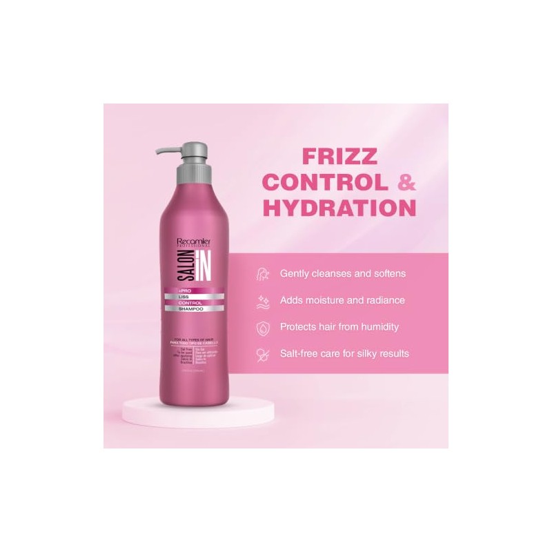 Saloon in Liss Control Shampoo 33.8 Oz by SALOON IN