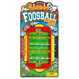 JA-RU Mini Foosball Table Game (1 Foosball Toy) Mini Arcade Tabletop Games. Soccer & Football Party Favors. Portable Handheld Games for Kids & Office Desk Toys. 255-1s